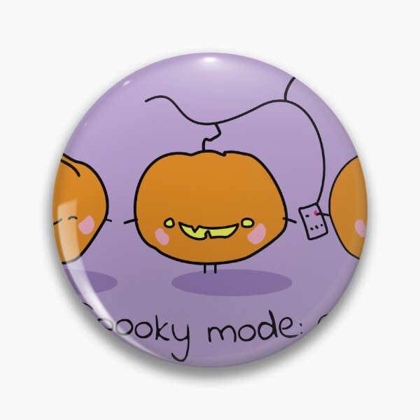 Item preview, Spooky Mode ON Cute Kawaii Halloween Pumpkins designed and sold by JOCSTOCK.