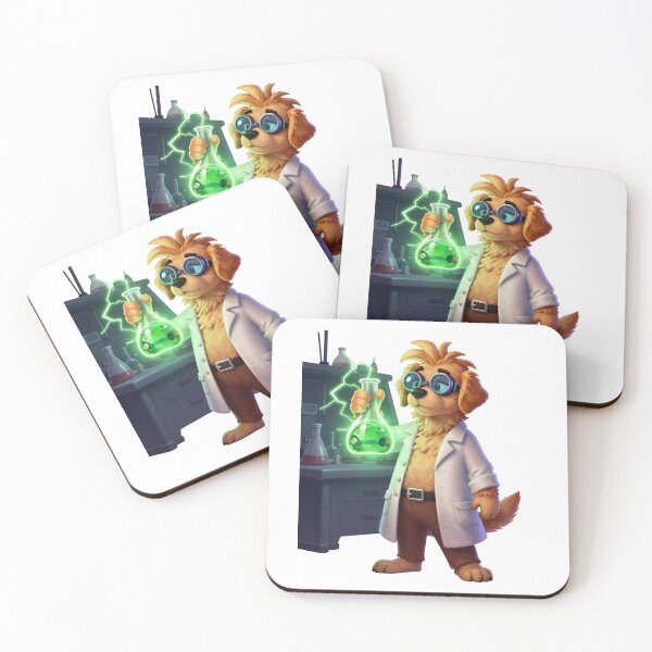 Item preview, Mad Scientist Dog - Lab Chemistry Experiment designed and sold by GoldenPaw Society.