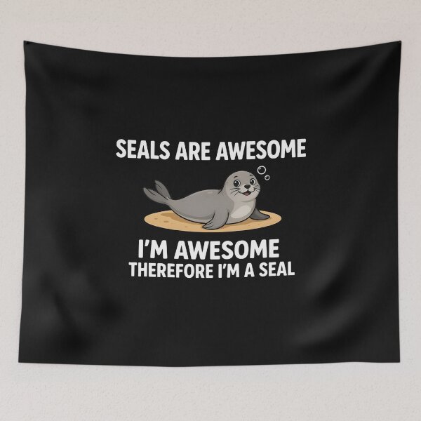Item preview, Seals Are Awesome Funny Seal  designed and sold by dragonbol023.