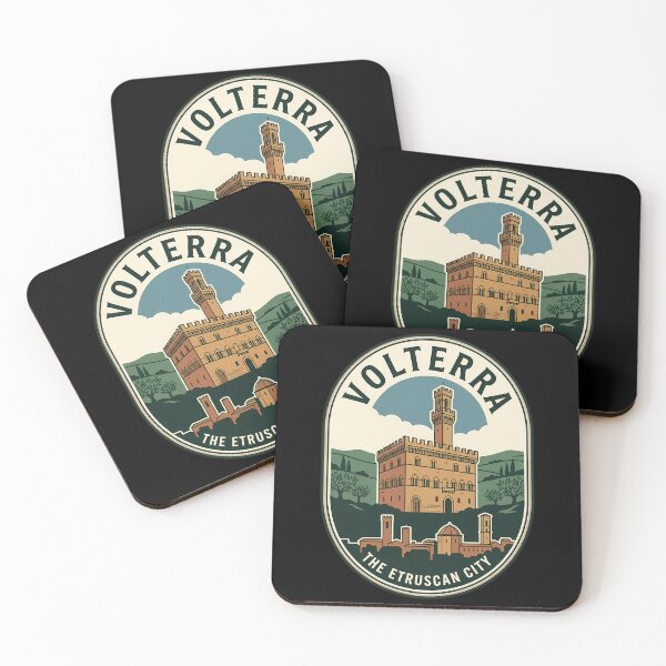 Item preview, Volterra The Etruscan City Vintage Travel Emblem designed and sold by k3rstman1.