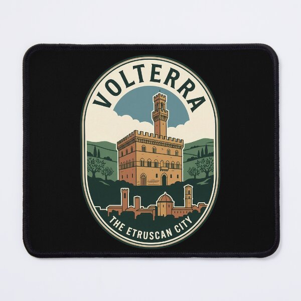 Item preview, Volterra The Etruscan City Vintage Travel Emblem designed and sold by k3rstman1.
