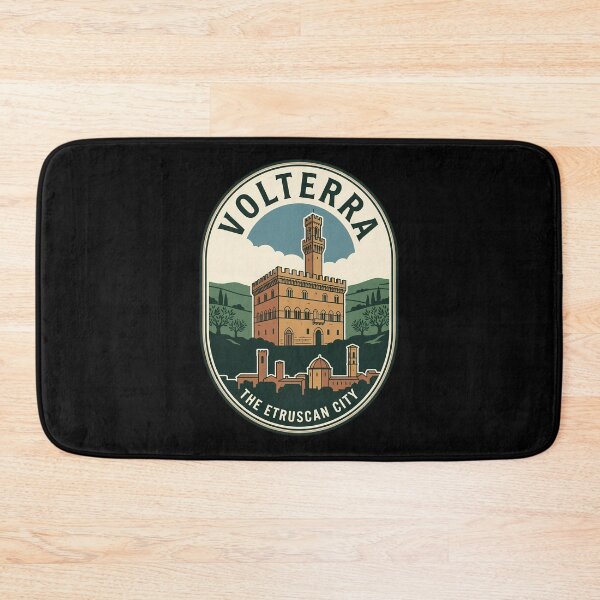 Item preview, Volterra The Etruscan City Vintage Travel Emblem designed and sold by k3rstman1.
