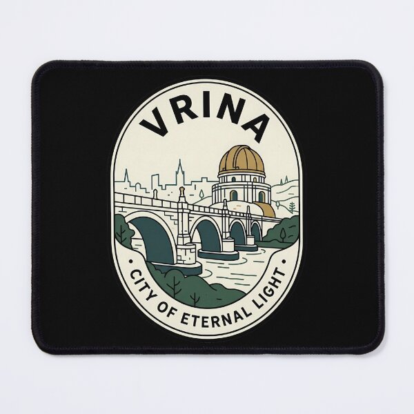Item preview, Vrina City Eternal Light Vintage Travel Emblem designed and sold by k3rstman1.