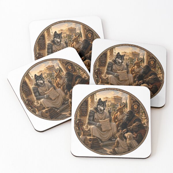 Item preview, The Path of the Wise: Greek Philosophy Animals designed and sold by Mangurrian Shop.
