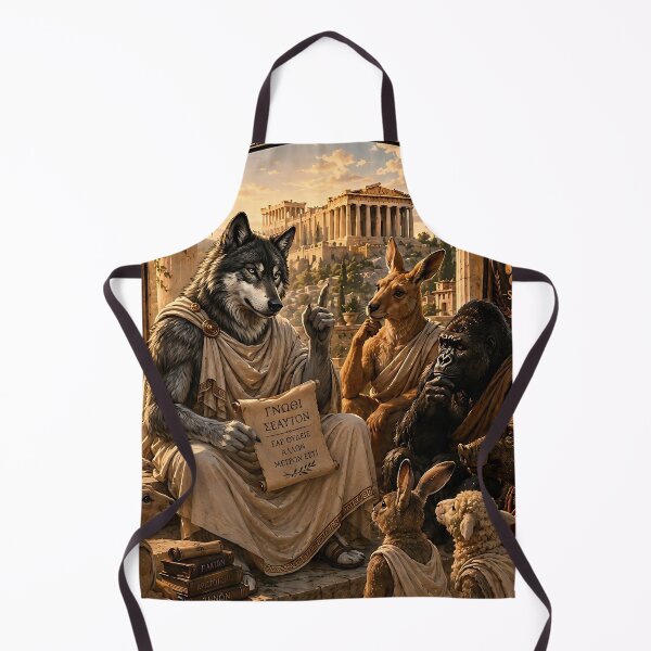 Item preview, The Path of the Wise: Greek Philosophy Animals designed and sold by Mangurrian Shop.