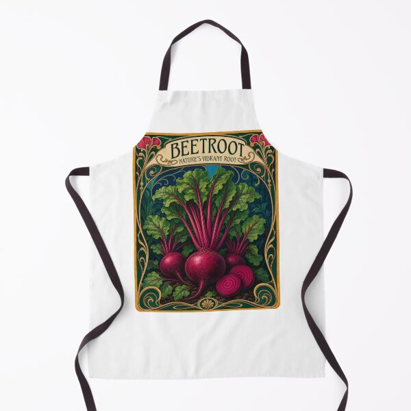 Item preview, Vibrant Beetroot Art Nouveau Botanical Design designed and sold by AntiqueImages.