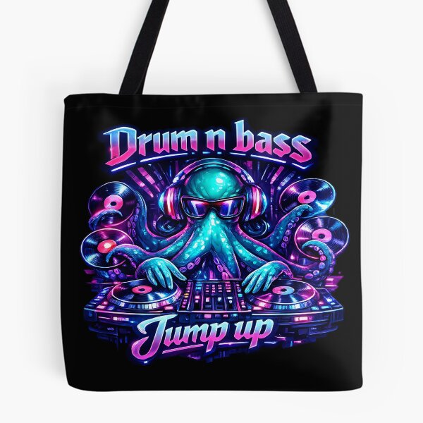 Item preview, Rave Octopus DJ designed and sold by  ZenRave Designs.