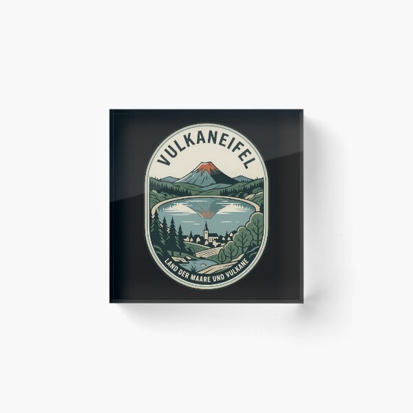 Item preview, Vulkaneifel Germany Nature Vintage Travel Emblem designed and sold by k3rstman1.