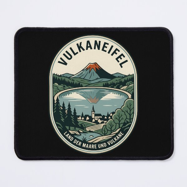 Item preview, Vulkaneifel Germany Nature Vintage Travel Emblem designed and sold by k3rstman1.