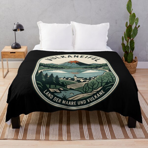 Item preview, Vulkaneifel Germany Nature Vintage Travel Emblem designed and sold by k3rstman1.