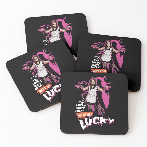 Item preview, Rocky Horror Show Magenta We're All Lucky Quote designed and sold by All-And-Every.