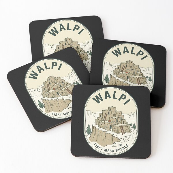 Item preview, Walpi First Mesa Pueblo Vintage Travel Emblem designed and sold by k3rstman1.
