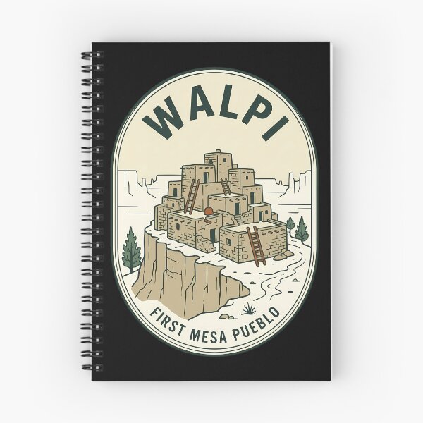 Item preview, Walpi First Mesa Pueblo Vintage Travel Emblem designed and sold by k3rstman1.