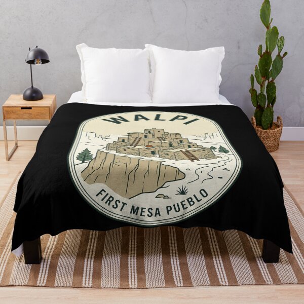 Item preview, Walpi First Mesa Pueblo Vintage Travel Emblem designed and sold by k3rstman1.
