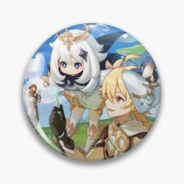 Item preview, Aether and Paimon designed and sold by Lauwuuh.