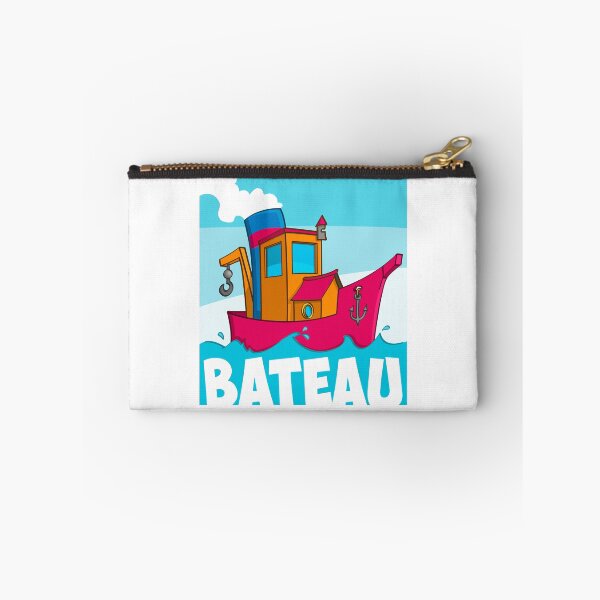 Item preview, Funny French Tugboat Cartoon for Boat Lovers designed and sold by Stef Ringoot, cartoons and illustrations.