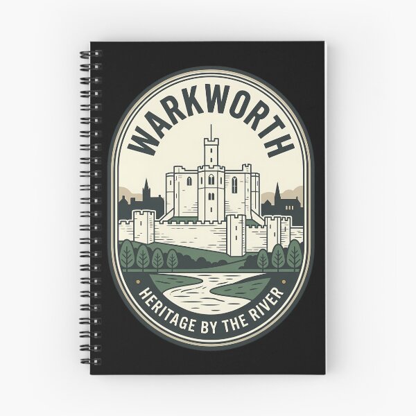 Item preview, Warkworth Castle Heritage Vintage Travel Emblem designed and sold by k3rstman1.