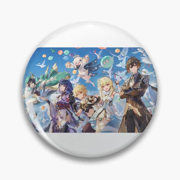Item preview, Venti, Nahida, Zhongli, Shogun Raiden, Aether, Paimon and Lumine designed and sold by Lauwuuh.
