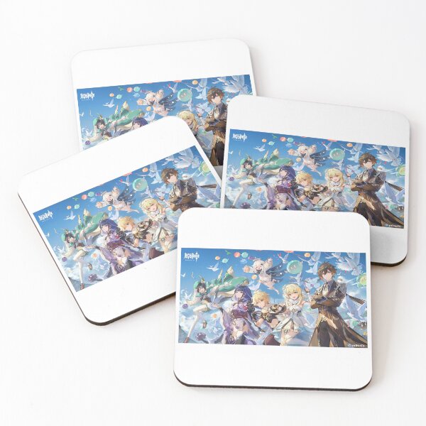Item preview, Venti, Nahida, Zhongli, Shogun Raiden, Aether, Paimon and Lumine designed and sold by Lauwuuh.