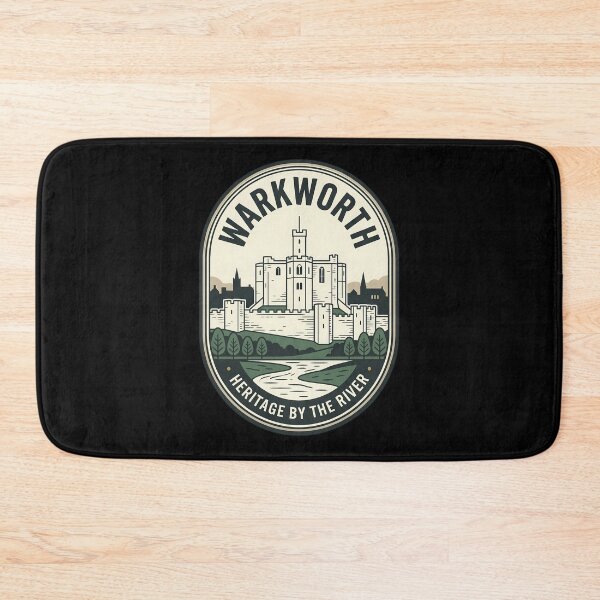 Item preview, Warkworth Castle Heritage Vintage Travel Emblem designed and sold by k3rstman1.