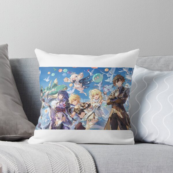 Item preview, Venti, Nahida, Zhongli, Shogun Raiden, Aether, Paimon and Lumine designed and sold by Lauwuuh.