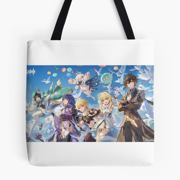 Item preview, Venti, Nahida, Zhongli, Shogun Raiden, Aether, Paimon and Lumine designed and sold by Lauwuuh.