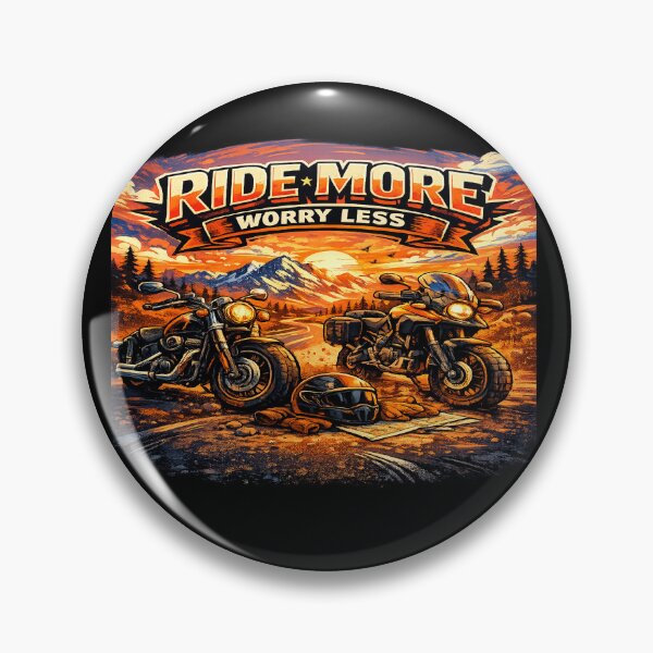 Item preview, Ride More Worry Less designed and sold by RetroPlus.