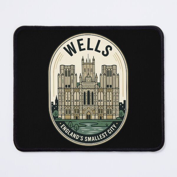 Item preview, Vintage Travel Emblem Wells England Smallest City designed and sold by k3rstman1.