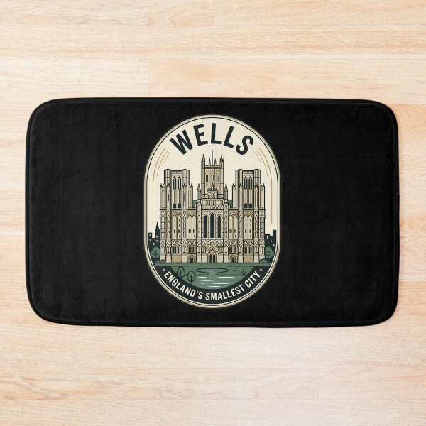Item preview, Vintage Travel Emblem Wells England Smallest City designed and sold by k3rstman1.