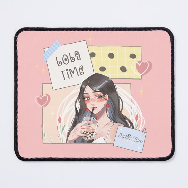 Item preview, Boba Time - Cute Bubble Milk Tea Girl designed and sold by Varo-DY.