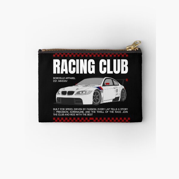Item preview, Racing Club Vintage Checkered Flag Car Design designed and sold by PrimeRacer.