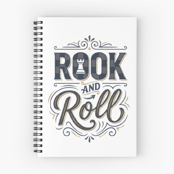 Item preview, Rook and Roll Funny Chess Design – Vintage Chess Pun Gift for Chess Players & Chess Lovers designed and sold by KnightVibe.
