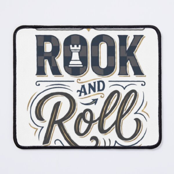 Item preview, Rook and Roll Funny Chess Design – Vintage Chess Pun Gift for Chess Players & Chess Lovers designed and sold by KnightVibe.