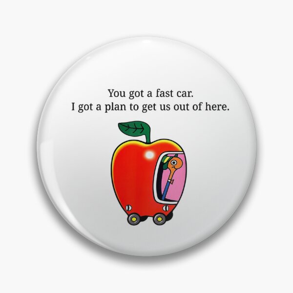 Item preview, You Got A Fast Car Funny Apple Meme Graphic designed and sold by LASTIQUE-dd.