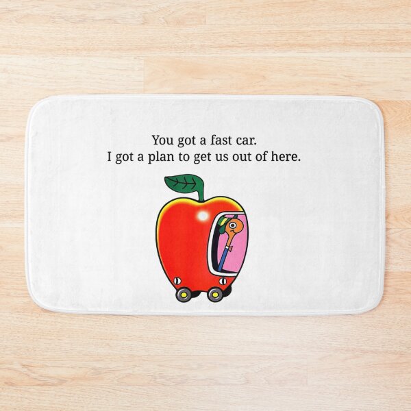 Item preview, You Got A Fast Car Funny Apple Meme Graphic designed and sold by LASTIQUE-dd.