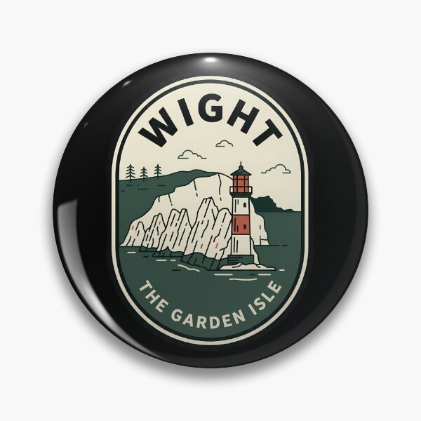 Item preview, Isle of Wight Vintage Travel Emblem Needles Lighthouse designed and sold by k3rstman1.