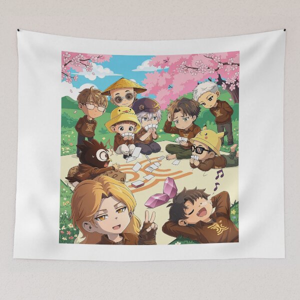 Item preview, Seismic Team Picnic Under Cherry Blossoms designed and sold by RachealSeismic.