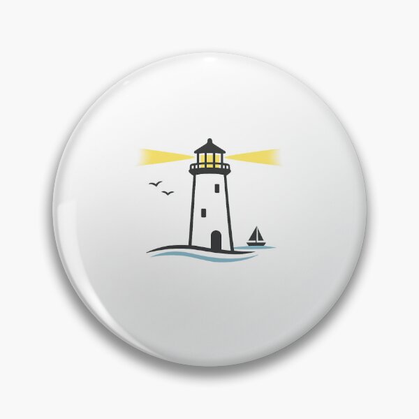 Item preview, Simple Coastal Lighthouse Icon designed and sold by Le Grand Requin.