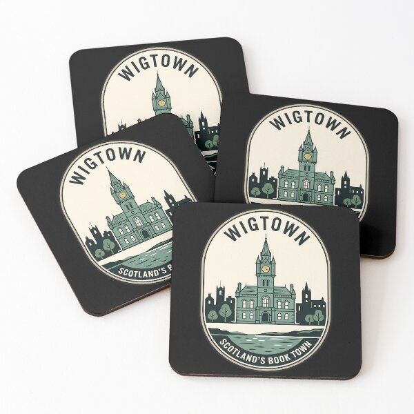 Item preview, Wigtown Scotland Book Town Vintage Travel Emblem designed and sold by k3rstman1.