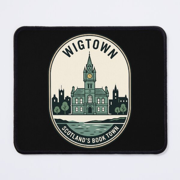 Item preview, Wigtown Scotland Book Town Vintage Travel Emblem designed and sold by k3rstman1.