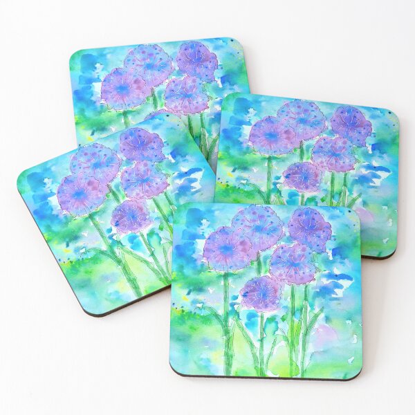 Item preview, Allium Flower Floral Garden Cottage Core designed and sold by JHadfieldArt.