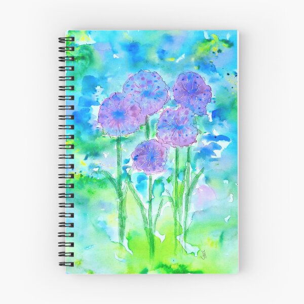 Item preview, Allium Flower Floral Garden Cottage Core designed and sold by JHadfieldArt.