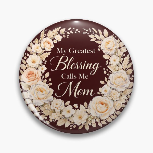 Item preview, My Greatest Blessing Calls Me Mom | Floral Wreath Mother's Day Design designed and sold by Cartoon art with a purpose ❤️ Supporting Althea’s friends .