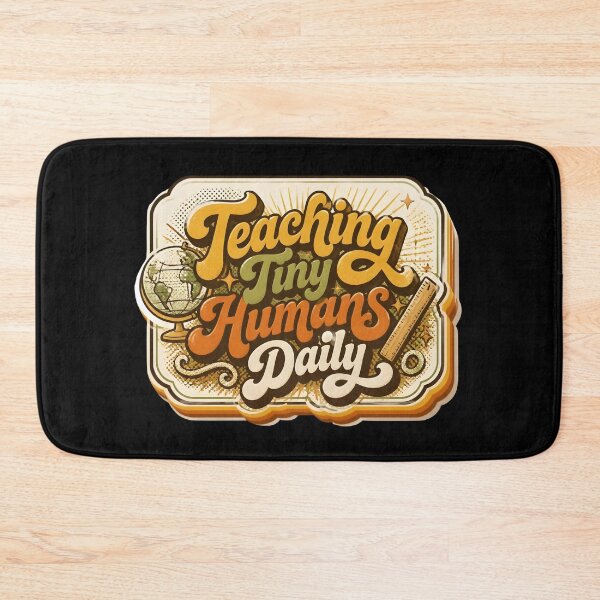 Item preview, Retro Teaching Tiny Humans Daily Vintage Academic Teacher Coffee Mug designed and sold by FestivityFinds.