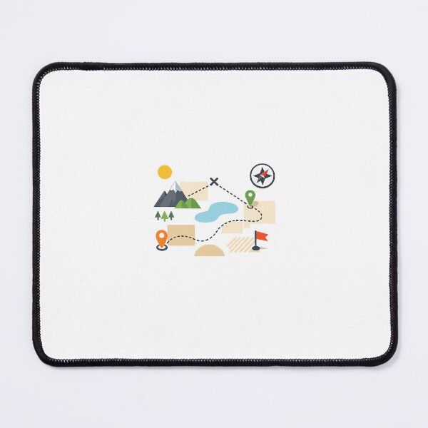 Item preview, Minimal Exploration Route Map designed and sold by Le Grand Requin.