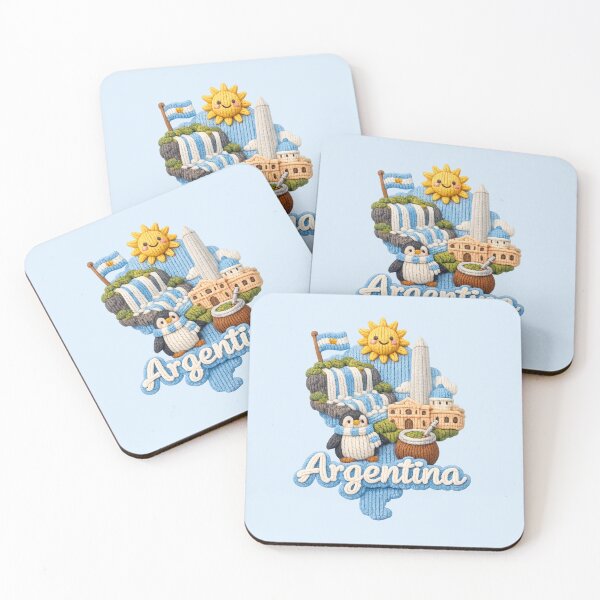 Item preview, Cute Knitted Argentina Landmark | Handmade Yarn Knit Travel Souvenir designed and sold by Moons Studio.