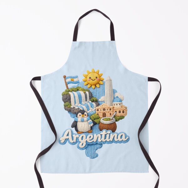 Item preview, Cute Knitted Argentina Landmark | Handmade Yarn Knit Travel Souvenir designed and sold by Moons Studio.