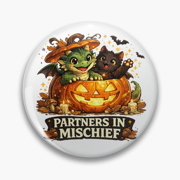 Item preview, Halloween - Dragon & Black Cat designed and sold by ESSClothing.