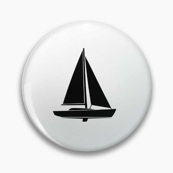 Item preview, Minimalist Sailing Boat Silhouette designed and sold by Le Grand Requin.