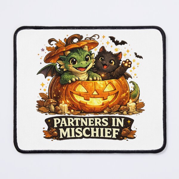 Item preview, Halloween - Dragon & Black Cat designed and sold by ESSClothing.